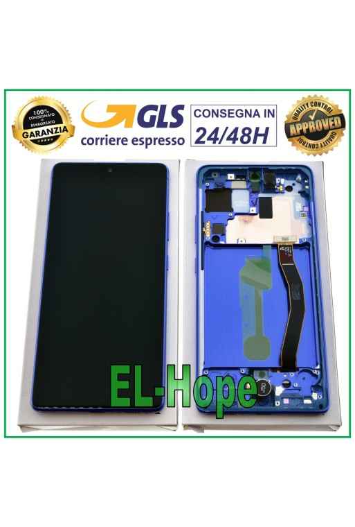 ORIGINAL LCD-DISPLAY SAMSUNG GALAXY S10 LITE SM-G770 SM-G770F TOUCHSCREEN BLAU